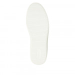 Remonte női fűzős cipzáras fehér bőr sneaker félcipő D1C11-80