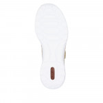 Rieker női tépőzáras bézs kombi balerina cipő N4299-60