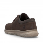 Rieker férfi barna bőr félcipő extra széles lábra 10424-22