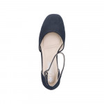 Rieker női kék oldalt nyitott félcipő 44762-14