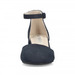 Rieker női kék oldalt nyitott félcipő 44762-14