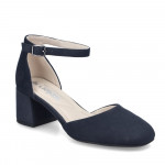 Rieker női kék oldalt nyitott félcipő 44762-14 Női Rieker