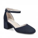 Rieker női kék oldalt nyitott félcipő 44762-14 Női Rieker