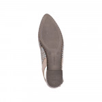 Rieker női metálszínű hátul nyitott szling cipő  47078-90