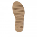 Remonte fehér női tépőzáras bőr szandál D1J63-80