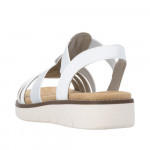 Remonte fehér női bebújós szandál D2041-80