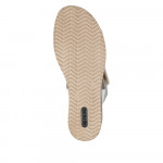 Remonte fehér női tépőzáras telitalpú szandál D6453-81