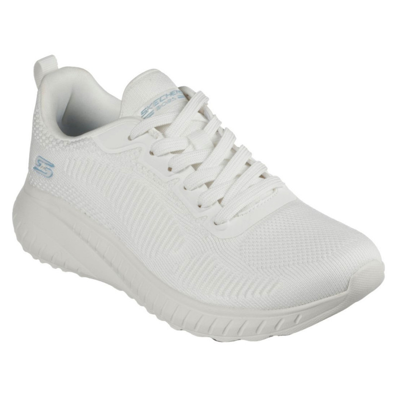 Skechers BOBS Squad Chaos Face Off női fűzős törtfehér sportcipő 117209-OFWT
