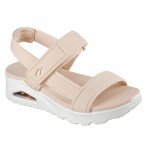 Skechers Uno Sandal Summer Stand2 119813-NAT tépőzáras natúrszínű női szandál Női Skechers