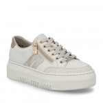 Rieker női sportos fűzős cipzáras fehér félcipő M1912-80 Női Rieker