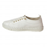 Bottero krémszínű bebújós bőr sneaker sportcipő 374102-10 07785