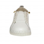 Bottero krémszínű bebújós bőr sneaker sportcipő 374102-10 07785