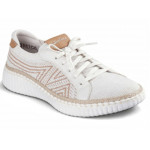 Skechers Wilshire BLVD Bellevue törtfehér női fűzős sztreccs cipő 100716-OFWT