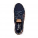 Skechers Wilshire BLVD Bellevue kék női fűzős sztreccs cipő 100716-NVY