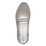 Marco Tozzi bézs női pántos balerina félcipő 22181-44-435 07791