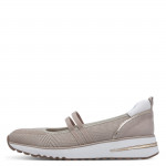 Marco Tozzi bézs női pántos balerina félcipő 22181-44-435 07791