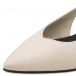 Marco Tozzi kérmszínű bőr női oldalt nyitott körömcipő 22429-46-403 07793