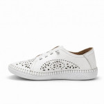 Sherlock Soon női fűzős fehér lyukacsos félcipő 128-177L 07822
