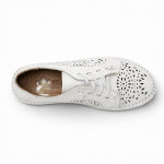 Sherlock Soon női fűzős fehér lyukacsos félcipő 128-177L 07822