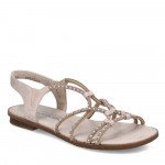 Rieker bronz bézs mix női bebújós szandál 64270-90 Női Rieker