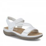 Rieker női sportos tépőzáras fehér szandál 64870-81 Női Rieker