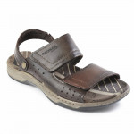 Pegada férfi tépőzáras bőr szandál + papucs kombináció 132254-03 07800