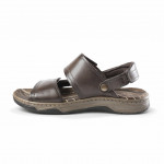 Pegada férfi tépőzáras bőr szandál + papucs kombináció 132254-03 07800