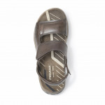 Pegada férfi tépőzáras bőr szandál + papucs kombináció 132254-03 07800