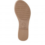 Tamaris pezsgőszínű női bőr szandál 28139-44-116 07754