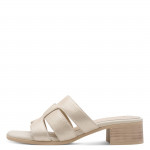 Jana aranyszínű női bőr papucs 27766-46-909 07794