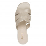 Jana aranyszínű női bőr papucs 27766-46-909 07794