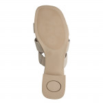 Jana aranyszínű női bőr papucs 27766-46-909 07794