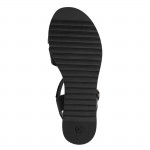 Jana fekete éktalpú tépőzáras szandál 28762-46-098 07795