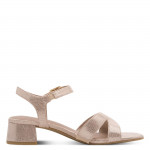 Jana bézs metál tépőzáras női szandál 28382-46-496 07797