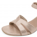 Jana bézs metál tépőzáras női szandál 28382-46-496 07797