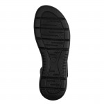 Jana fekete tépőzáras női bőr szandál 28711-46-001 07798