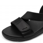 Jana fekete tépőzáras női bőr szandál 28711-46-001 07798