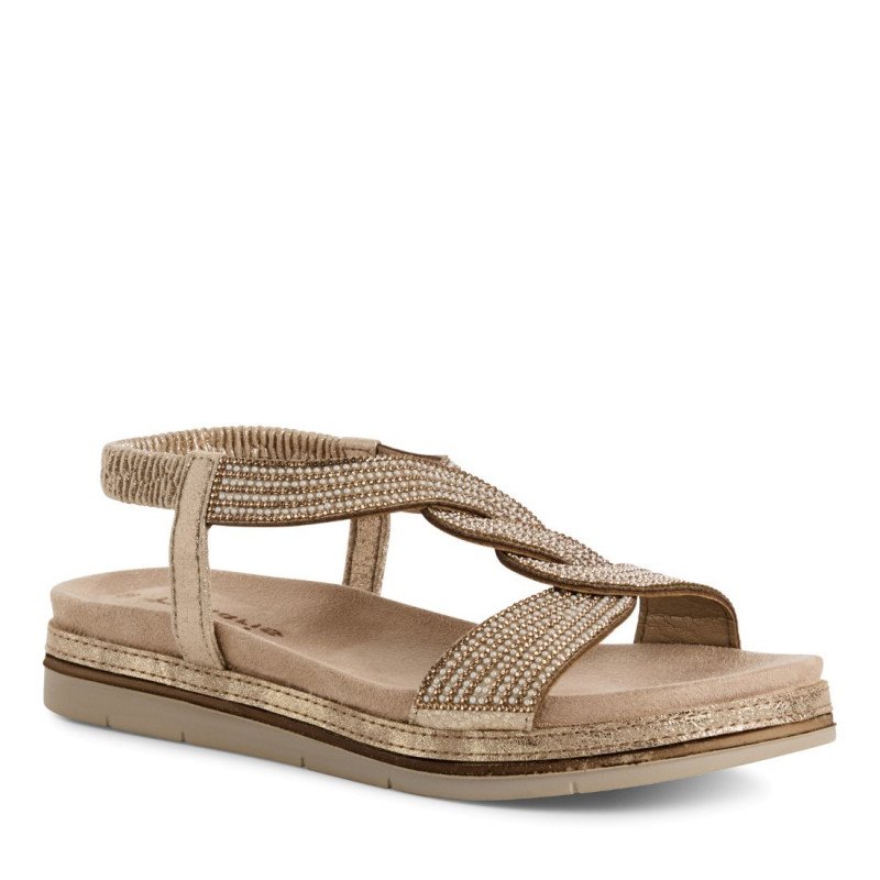 Tamaris réz színű bebújós női szandál 28200-44-964 07755