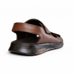 Pegada barna férfi tépőzáras bőr szandál 134703-02 07801