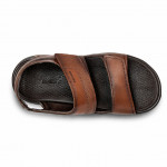 Pegada barna férfi tépőzáras bőr szandál 134703-02 07801