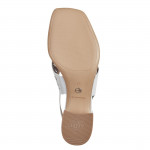 Tamaris csatos női áttört fehér bőr szandál 28252-42-100 07756