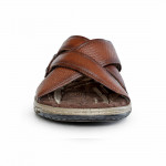 Pegada barna férfi tépőzáras bőr szandál 134703-02  07802