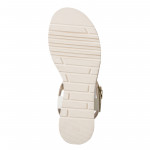 Jana tépőzáras női éktalpú fehér szandál 28365-46-400  07809