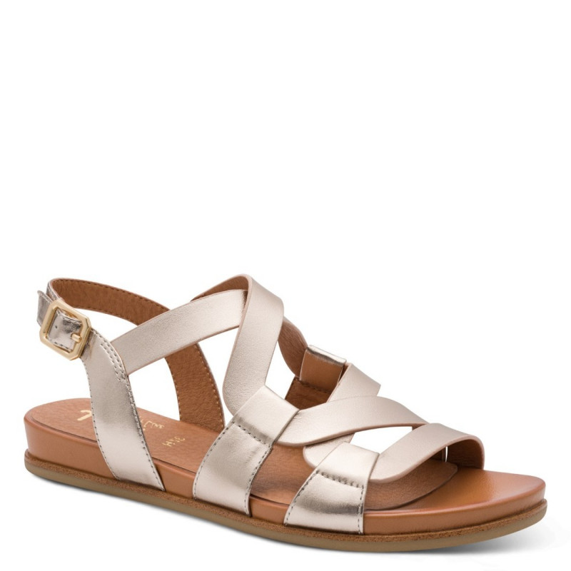 Jana csatos női pezsgőszínű szandál 28161-44-954 07810