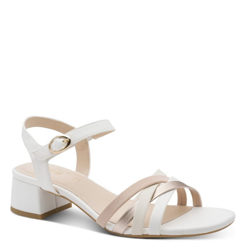 Jana tépőzáras női fehér–rózsaszín szandál 28279-46-150 07812