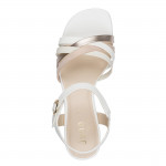Jana tépőzáras női fehér–rózsaszín szandál 28279-46-150 07812