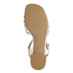 Jana tépőzáras női fehér–rózsaszín szandál 28279-46-150 07812