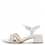 Jana tépőzáras női fehér–rózsaszín szandál 28279-46-150 07812