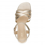 Jana tépőzáras női arany színű szandál 28279-46-940 07813