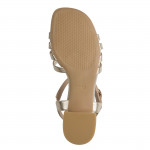 Jana tépőzáras női arany színű szandál 28279-46-940 07813